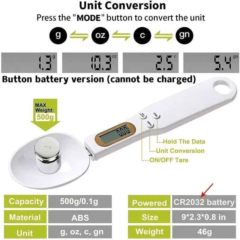 Smart Electronic Digital Measuring Spoon Scale