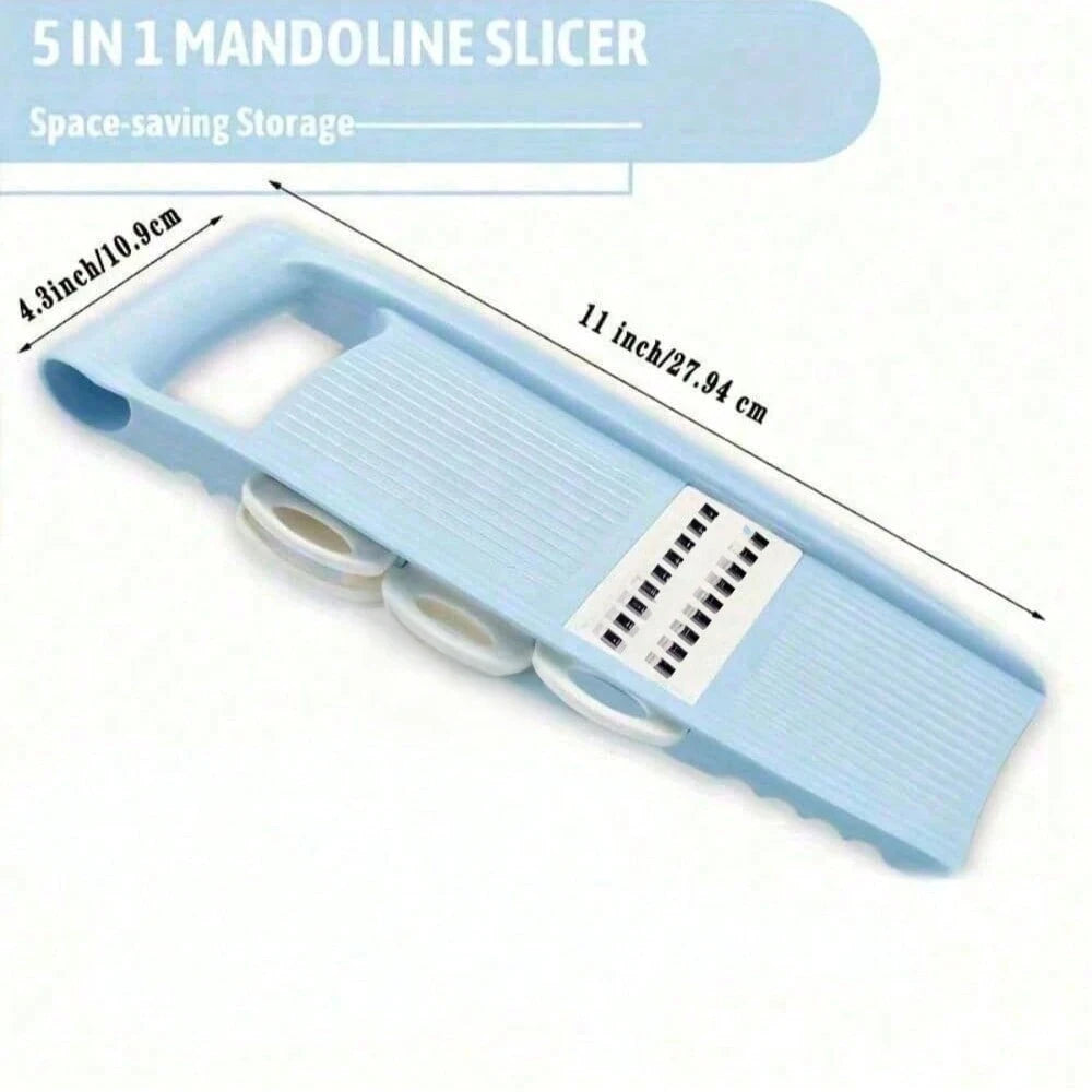 5-in-1 Multi-Functional Vegetable Slicer & Mandoline Cutter